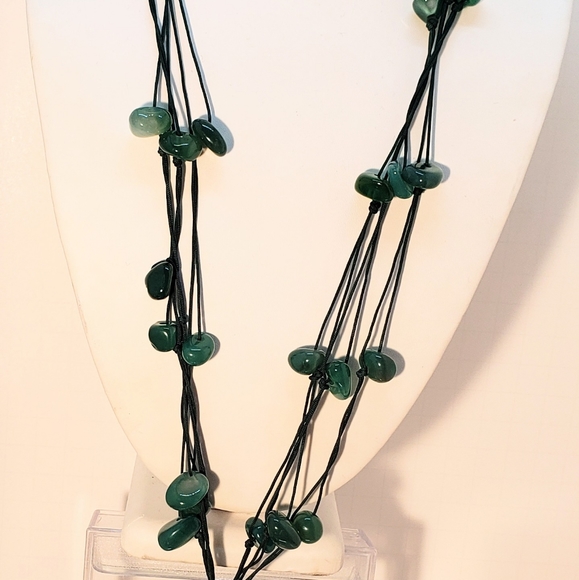 NECKLACE-Handmade Aventurine stone - Picture 3 of 3